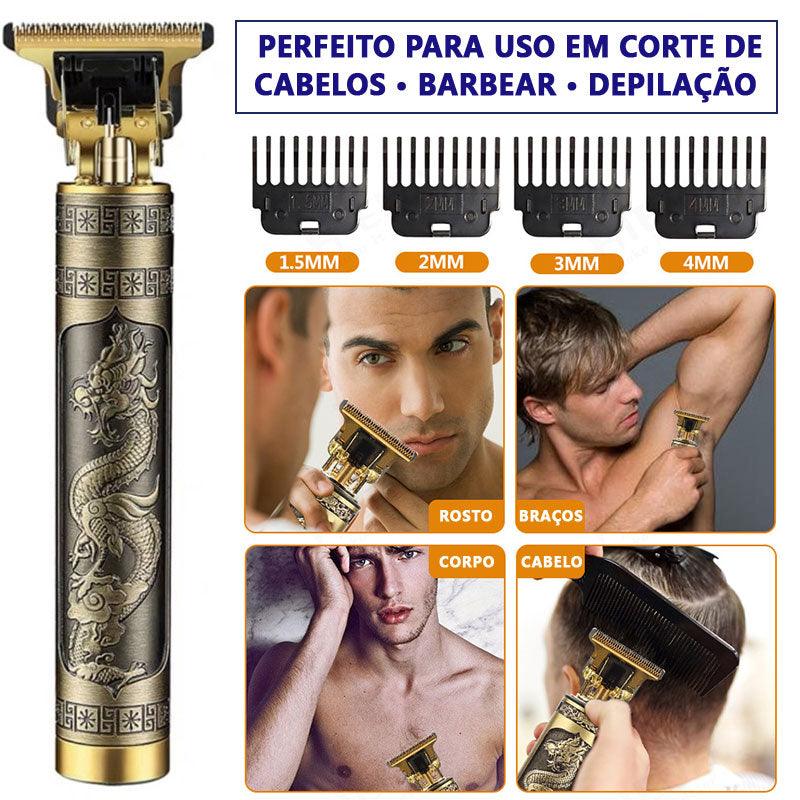 Máquina de cortar cabelo e Barbearia-Elétrico Recarga Usb kit Original - Shop Melhores Ideias